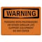 Signmission Safety Sign, OSHA WARNING, 10" Height, Aluminum, Persons With Pacemakers Or Other Similar, Landscape OS-WS-A-1014-L-12301 - alternate 1